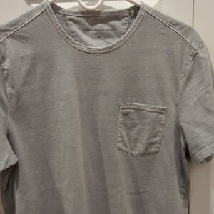 John Varvatos Light Gray Short Sleeve Tee size M Men